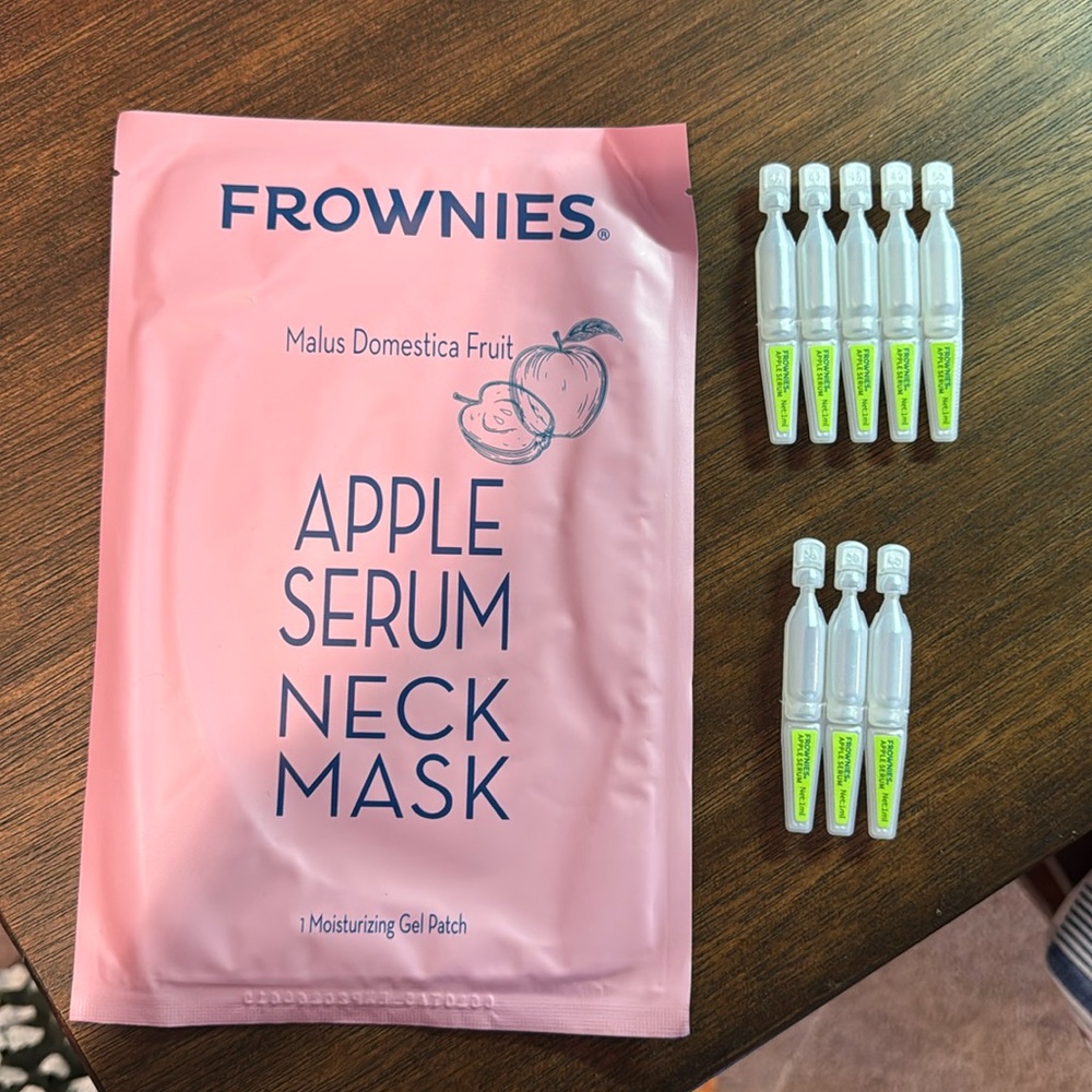 Frownies Apple Serum Neck Mask and Apple Face Serum